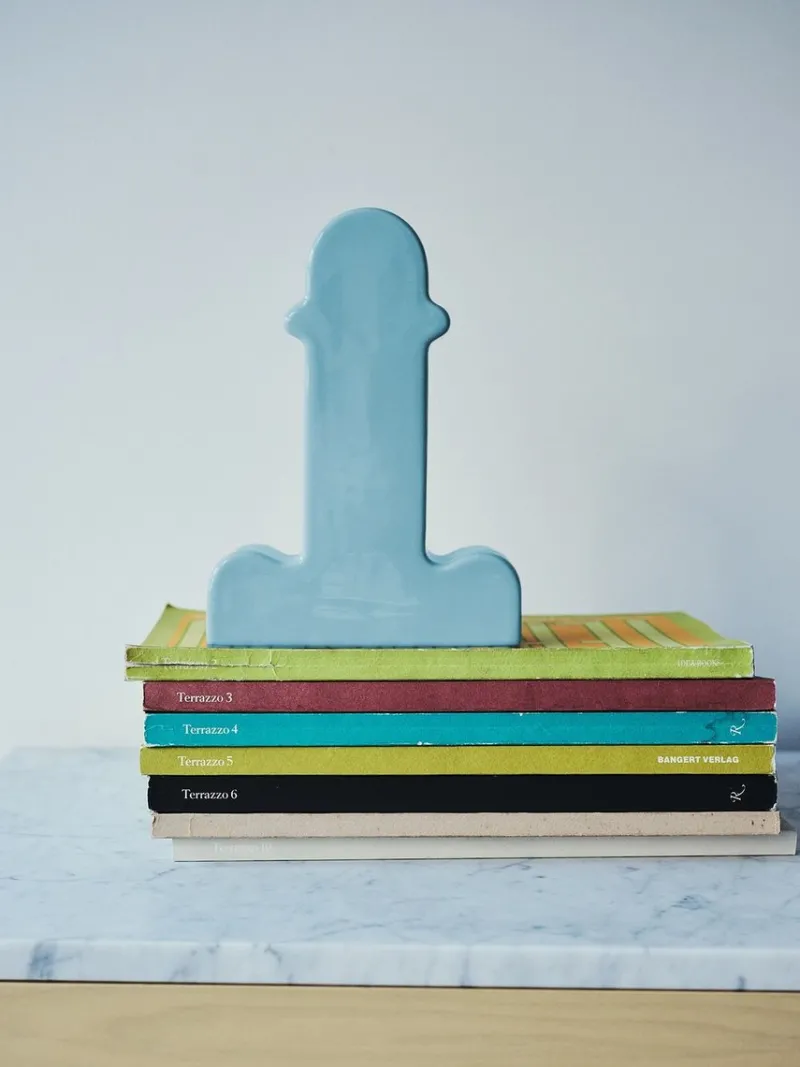 Pamono Shiva Vase in Blue by Ettore Sottsas for BD Barcelona> Tabletop