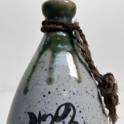 Pamono Shōwa Era Ceramic Tokkuri Sake Bottles, Japan, 1960s, Set of 2><noscript><img width=