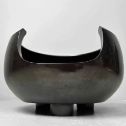 Hot Pamono Shōwa Era Japanese Traditional Tea Ceremony Furo Set, 1980s