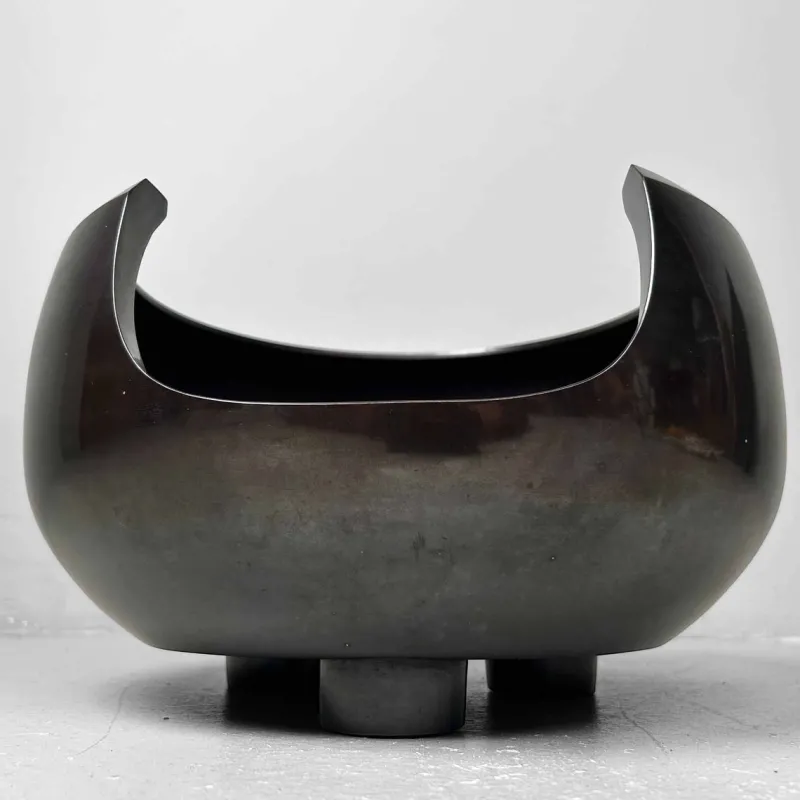 Hot Pamono Shōwa Era Japanese Traditional Tea Ceremony Furo Set, 1980s