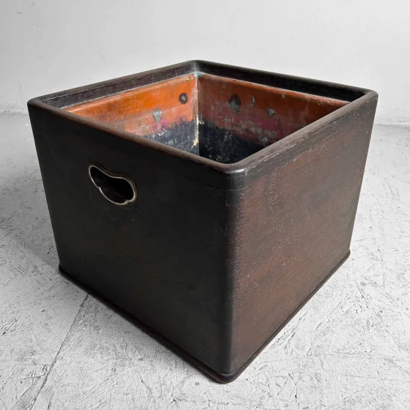 Discount Pamono Shōwa Wooden Hibachi Fire Pot, Japan, 1960s