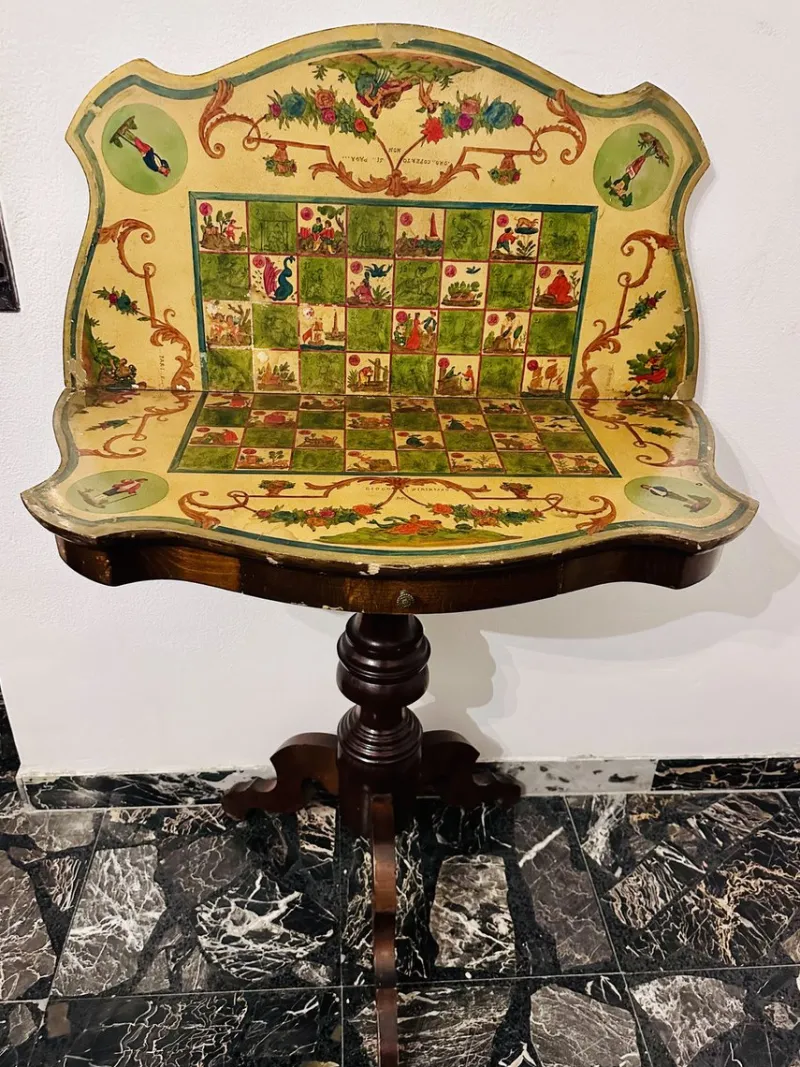 Pamono Sicilian Coffee Table with Chess> Game Tables