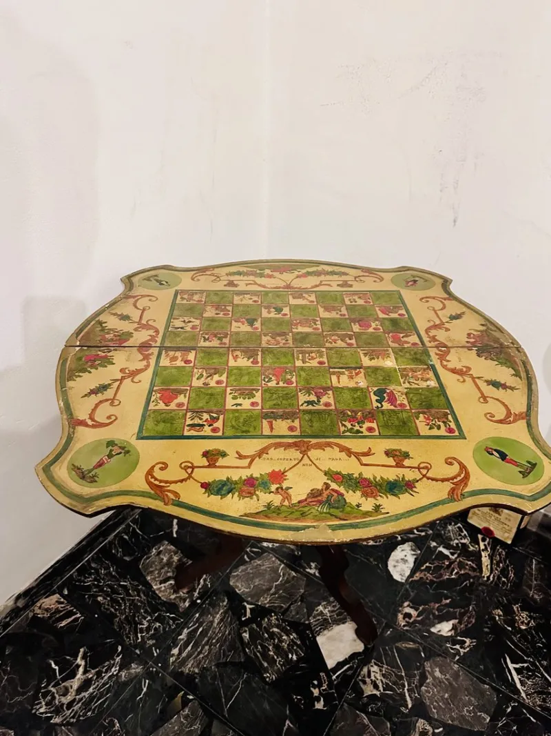Pamono Sicilian Coffee Table with Chess> Game Tables