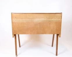 Pamono Side Table in Teak with Drawer and Wicker Shelf, 1960s