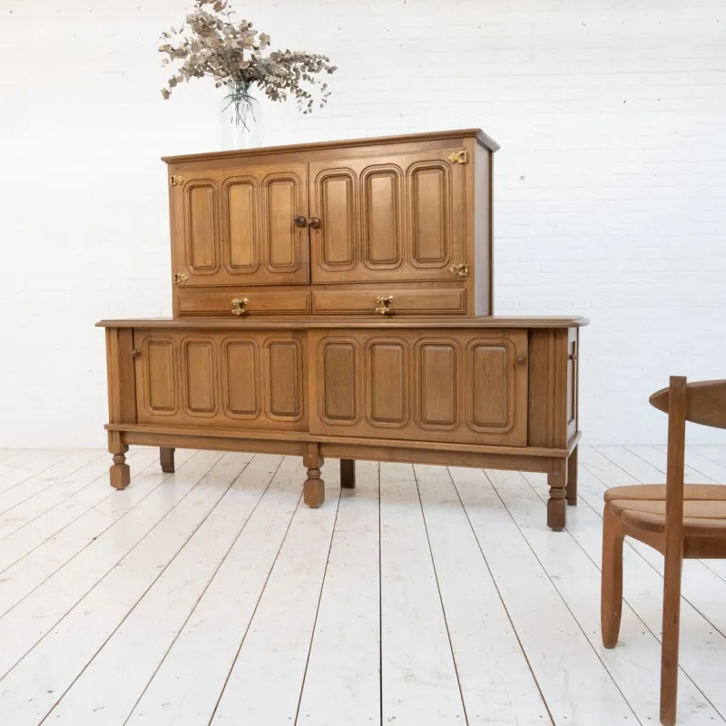 Pamono Sideboard by Guillerme et Chambron for Votre Maison, 1950s> Sideboards & Buffets