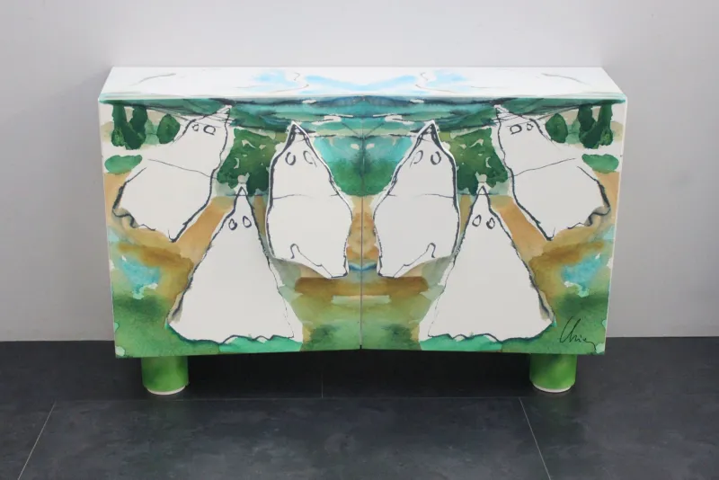 Pamono Sideboard by Sandro Chia for Cleto Munari, 2008> Sideboards & Buffets