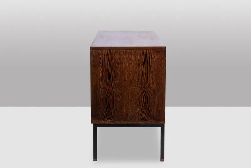 Pamono Sideboard in Wenge and Raffia by Martin Visser, 1970s> Sideboards & Buffets