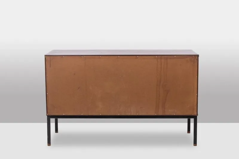 Pamono Sideboard in Wenge and Raffia by Martin Visser, 1970s> Sideboards & Buffets