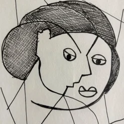Discount Pamono Siep Van Den Berg, Post-War Constructivist Artworks, 1955, Artworks on Paper, Framed, Set of 2