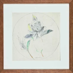 Online Pamono Sigfrido Oliva, Still Life, Pencil and Watercolor, 1978, Framed