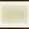 Clearance Pamono Sigfrido Oliva, Still Life, Pencil Drawing, 1980s, Framed