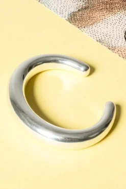 Online Pamono Silver Aura Bangle by Anne Ammitzbøll, 1970s