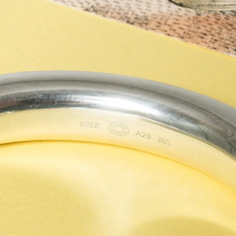 Online Pamono Silver Aura Bangle by Anne Ammitzbøll, 1970s