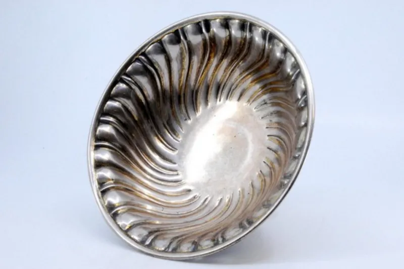 Pamono Silver Bowl with Scrollwork> Bowls