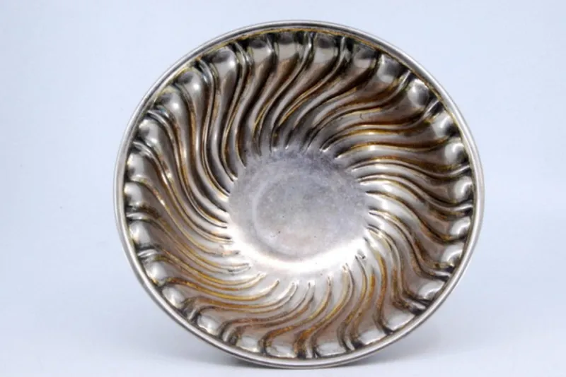 Pamono Silver Bowl with Scrollwork> Bowls