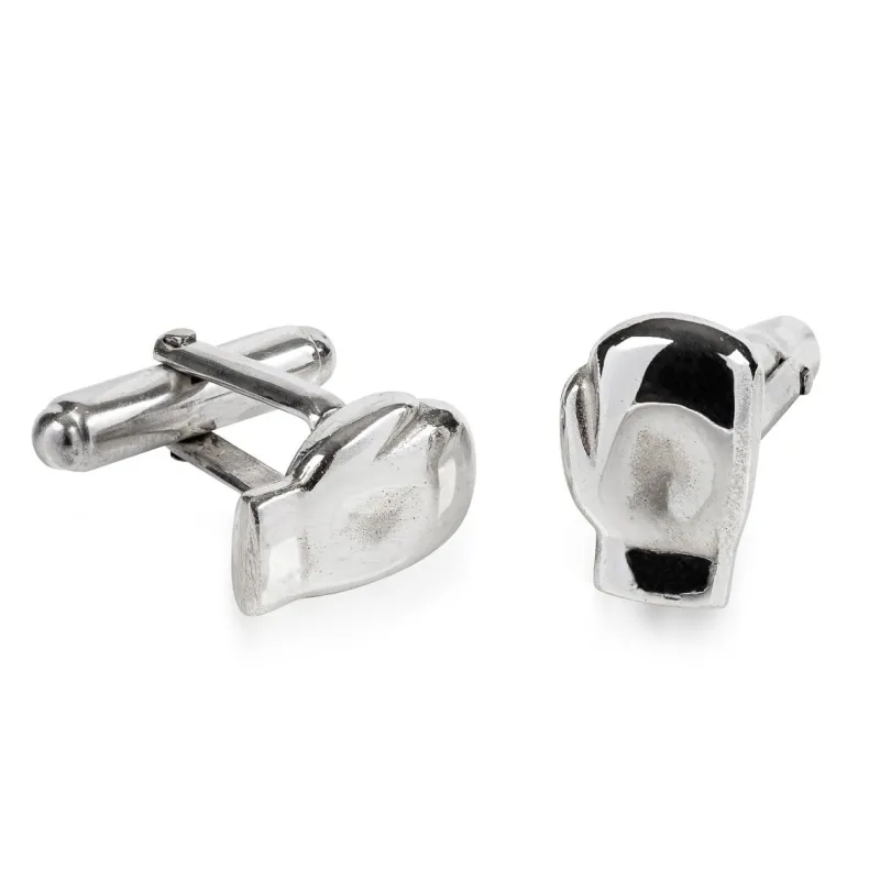 Best Pamono Silver Boxing Glove Cufflinks from Pushkin Alexander, Set of 2