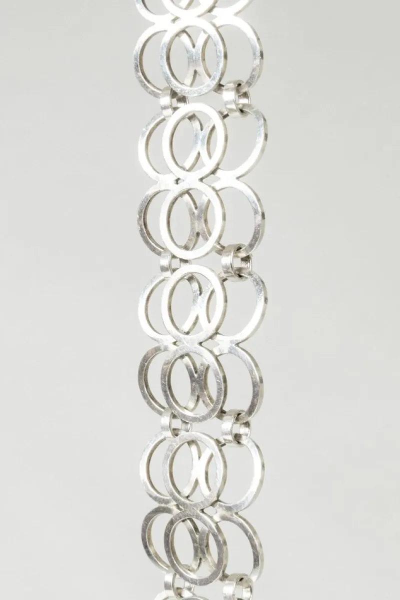 Sale Pamono Silver Bracelet by Cecilia Johansson, 1975