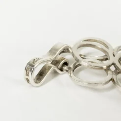 Sale Pamono Silver Bracelet by Cecilia Johansson, 1975