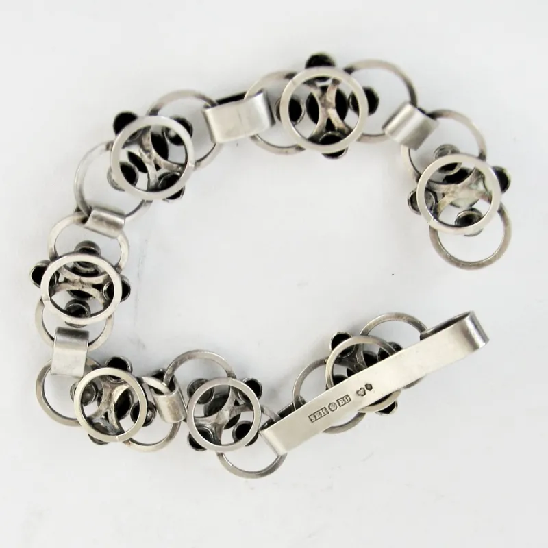 Sale Pamono Silver Bracelet by Sven Erik Högberg, 1952