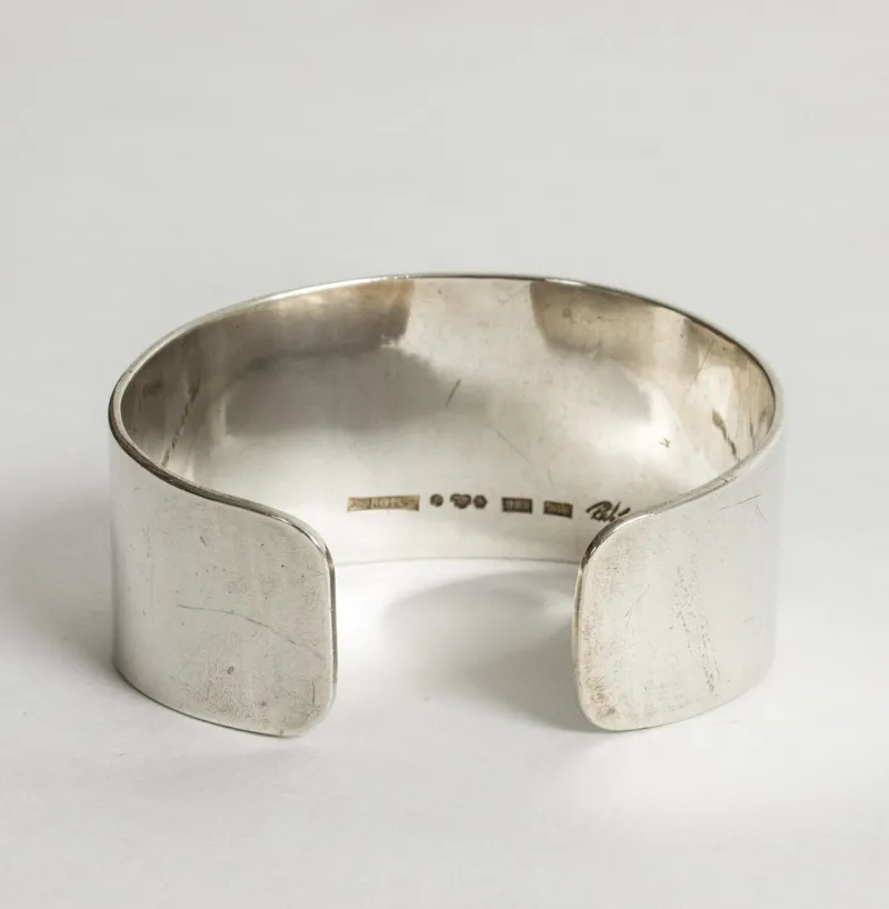 Pamono Silver Bracelet from Atelier Borgila, 1977> Bracelets