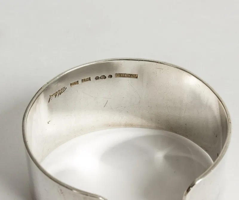 Pamono Silver Bracelet from Atelier Borgila, 1977> Bracelets