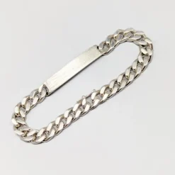 Pamono Silver Bracelet with Engraving Plate