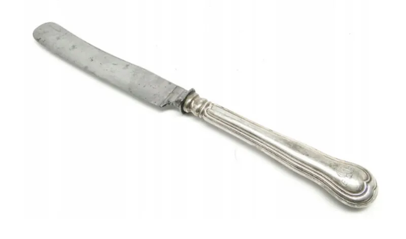 Pamono Silver Bread Knife, France, 1900s> Cutlery & Serving Utensils