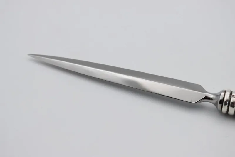 Pamono Silver Bronze Letter Opener or Paper Cutter by Richard Lauret