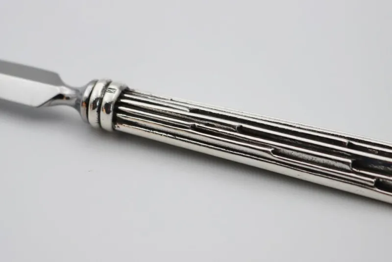 Pamono Silver Bronze Letter Opener or Paper Cutter by Richard Lauret
