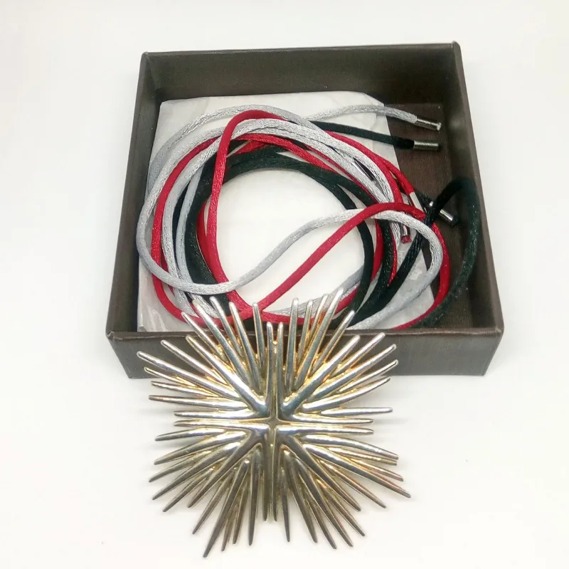 Clearance Pamono Silver Brooch Pendant Palmaceae Serie by Michele Oka Doner for Christofle, 2000