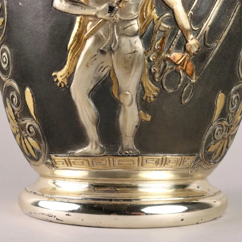 New Pamono Silver Bucket by Le Argenterie Di Milano attributed to Fiorentini Guido