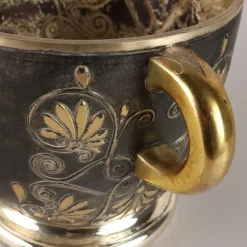 New Pamono Silver Bucket by Le Argenterie Di Milano attributed to Fiorentini Guido