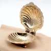 New Pamono Silver Butter Dish in the Shape of a Hinged Shell