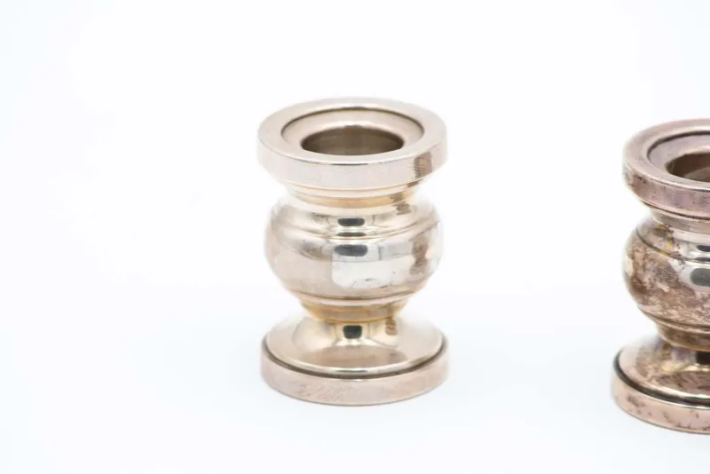 Pamono Silver Candlesticks, Set of 2> Candleholders
