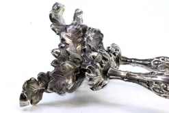 Pamono Silver Candlesticks with Floral Motifs><noscript><img width=