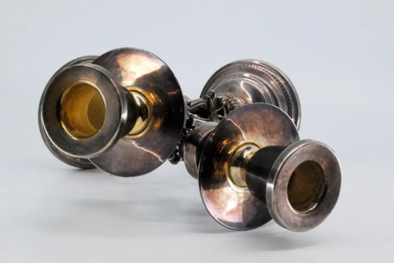 Discount Pamono Silver Candlesticks with Plain Sconces, Set of 2