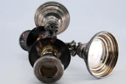 Discount Pamono Silver Candlesticks with Plain Sconces, Set of 2