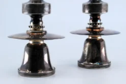 Discount Pamono Silver Candlesticks with Plain Sconces, Set of 2