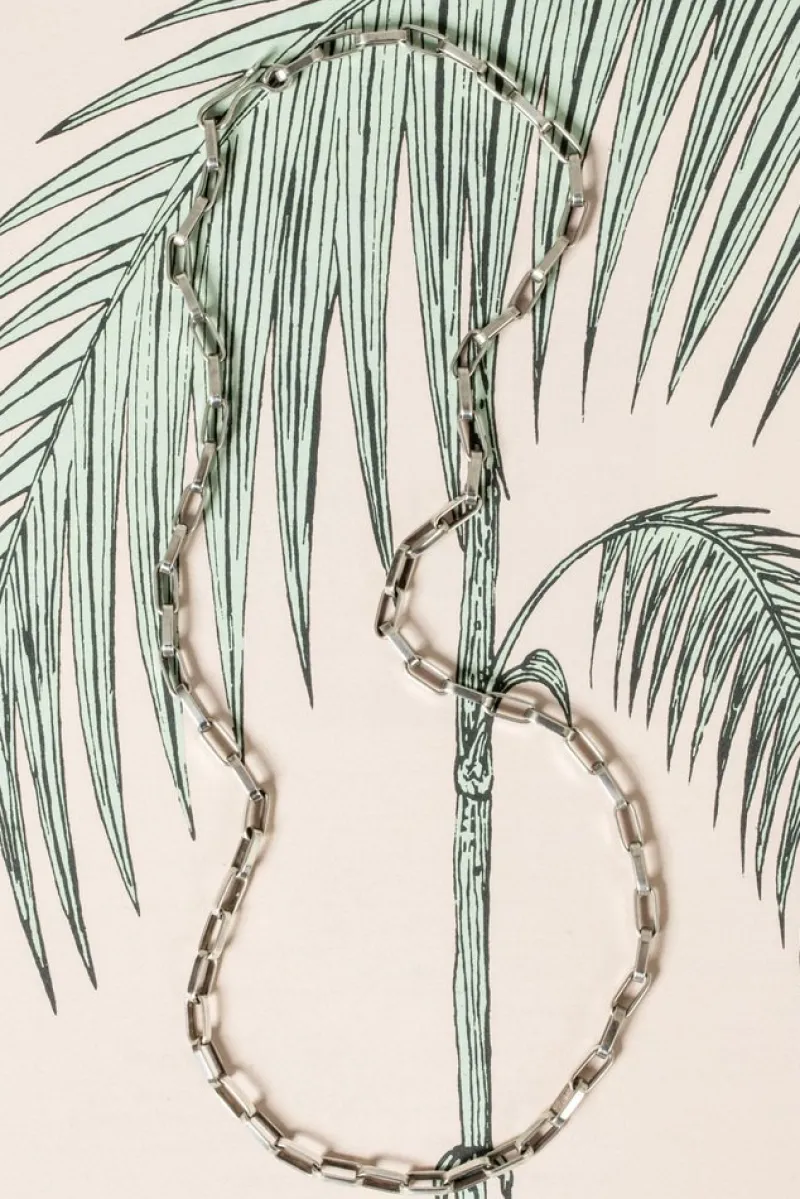 New Pamono Silver Chain Necklace by Anders Högberg, 1984
