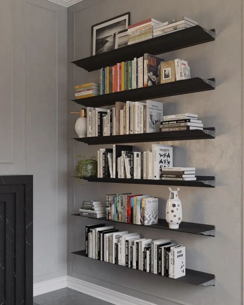 Pamono Silver Cornisa Shelving by Oscar Tusquets & Lluis Clotet for BD Barcelona> Storage