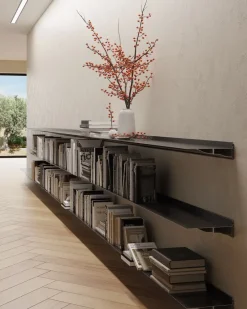 Pamono Silver Cornisa Shelving by Oscar Tusquets & Lluis Clotet for BD Barcelona><noscript><img width=