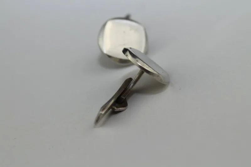Online Pamono Silver Cufflinks from Württembergische Metallwaren Fabrik WMF, 1960s, Set of 2