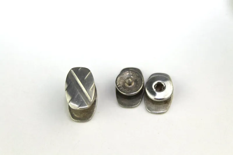 Sale Pamono Silver Cufflinks, 1960s, Set of 2