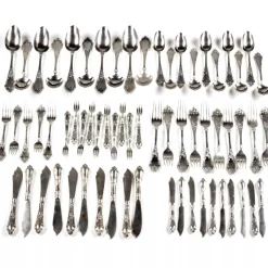 Outlet Pamono Silver Cutlery Set by G. Klingert, Set of 71