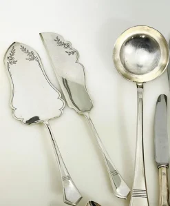 Online Pamono Silver Cutlery Set from Fimara, 1970s, Set of 87