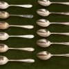 Pamono Silver Dinner Spoons by Bruckmann & Sons, Set of 12
