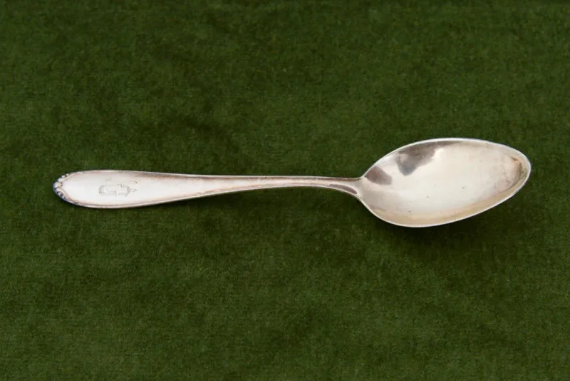 Pamono Silver Dinner Spoons by Bruckmann & Sons, Set of 12