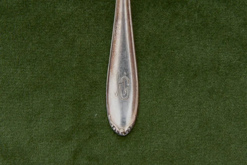 Pamono Silver Dinner Spoons by Bruckmann & Sons, Set of 12