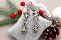 Pamono Silver Earrings with Quartz, Set of 2> Earrings