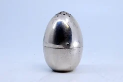 Best Pamono Silver Egg-Shaped Salt Shaker with Ballast Inside